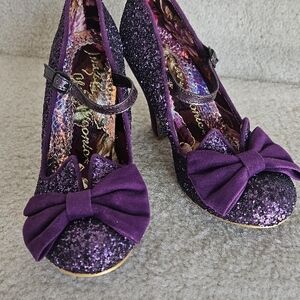 Irregular Choice Purple Glitter Women's Shoes